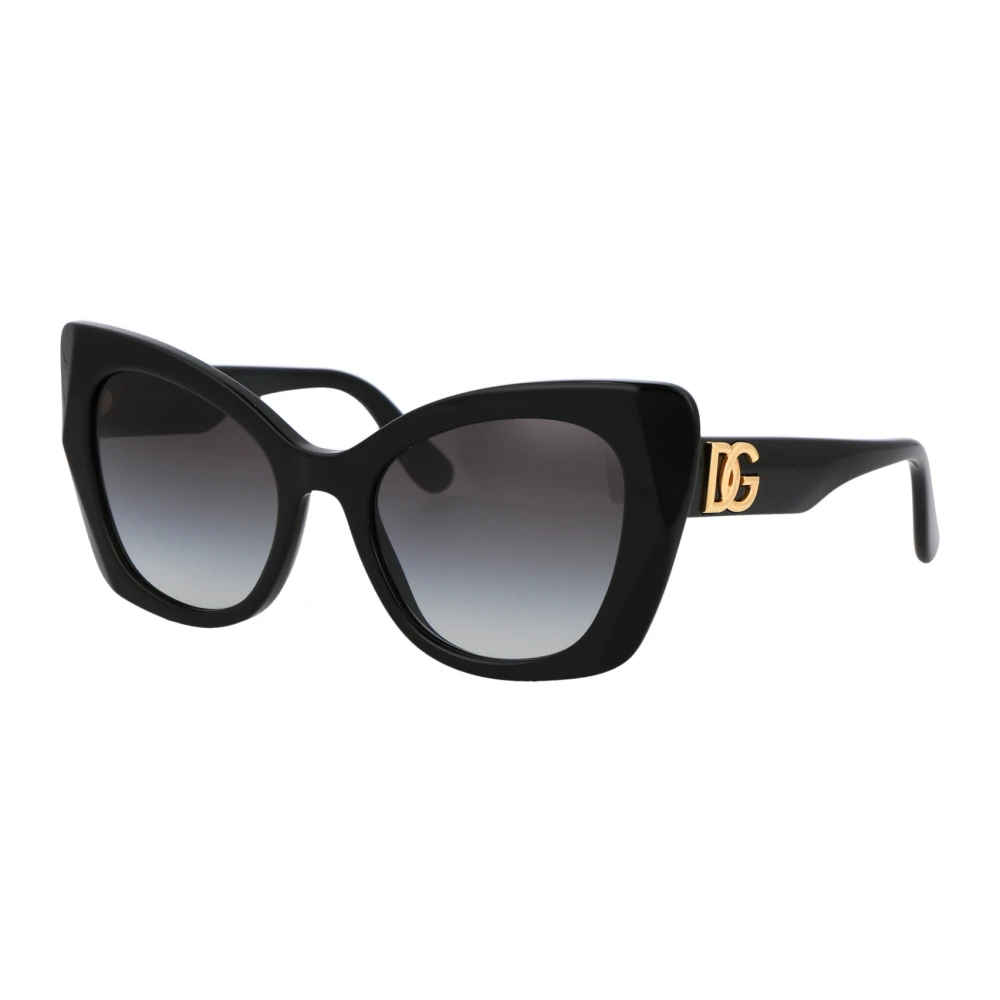 Dolce & Gabbana Oversized Sunglasses - Black - Image 8