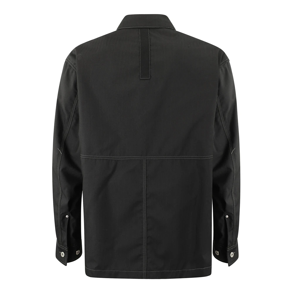 Junya Watanabe Jas met vier zakken en knopen Black Heren