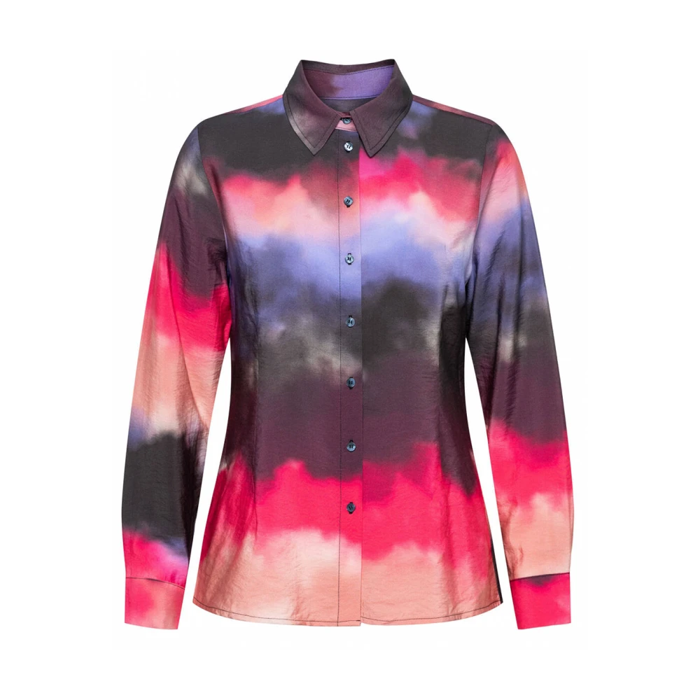 &Co Woman Watercolor Line Blouse Multicolor Dames