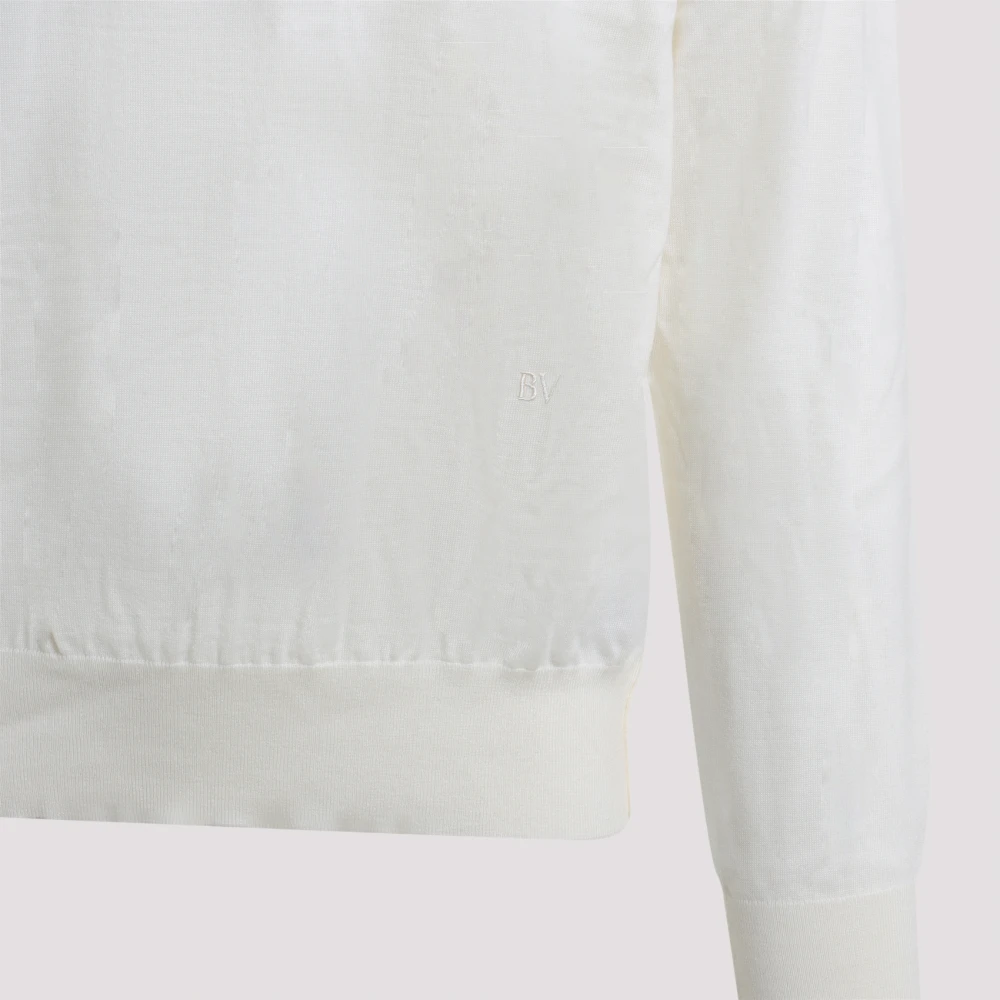 Bottega Veneta Kasjmier Poloshirt White Heren