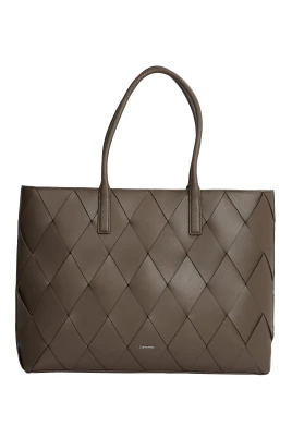 Braided Look Shopper Bag