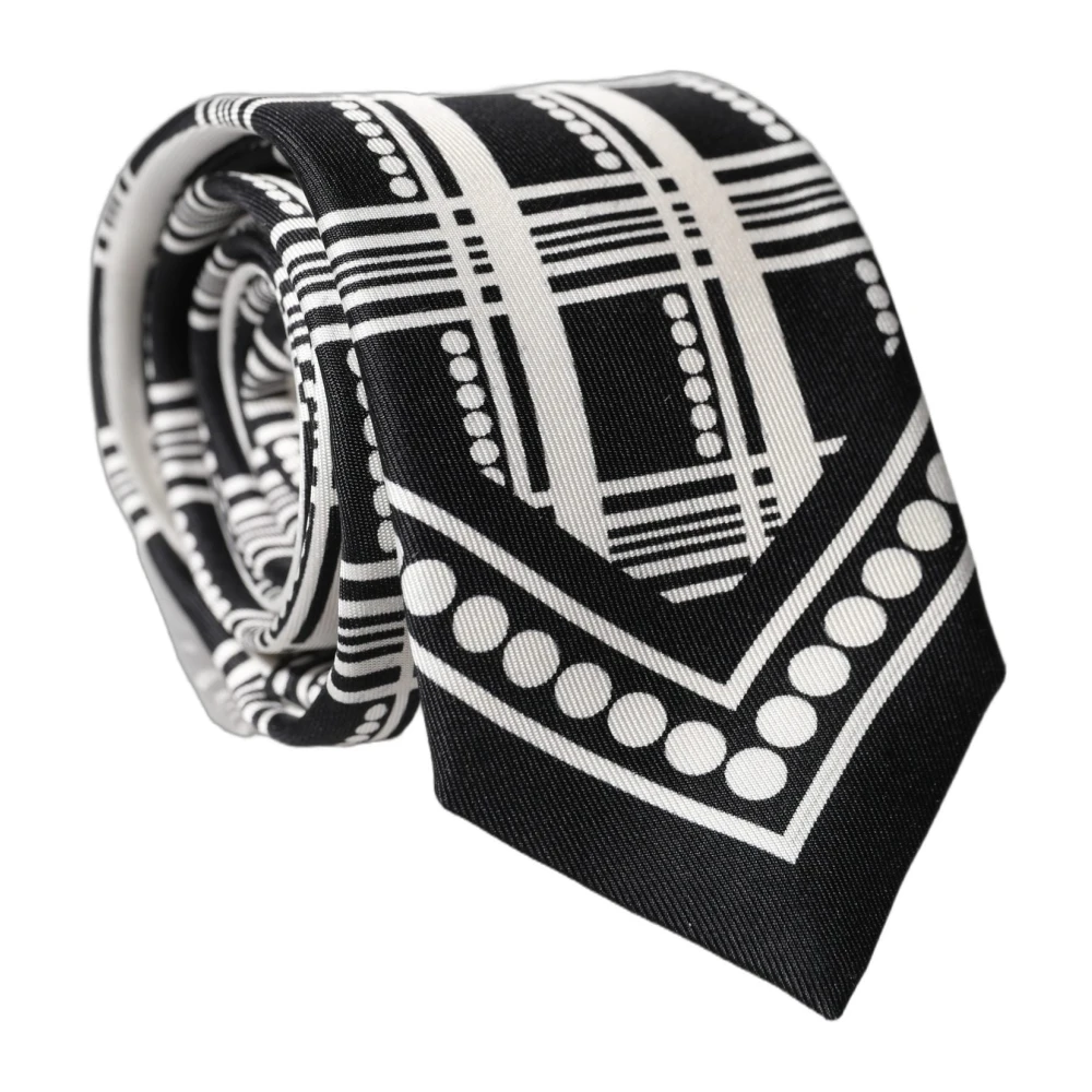 Dolce & Gabbana Men's Black Necktie - Ties - One Size - Accessories