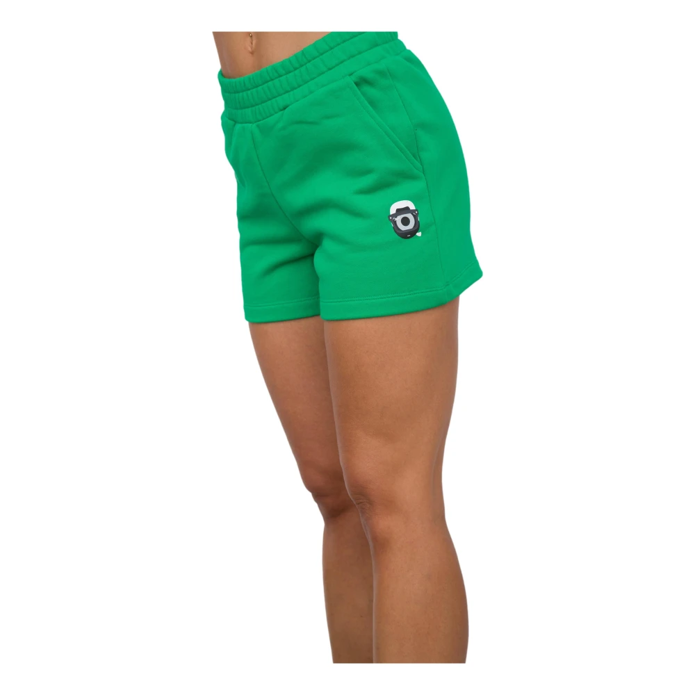 Karl Lagerfeld sweatshorts Verde Green Dames