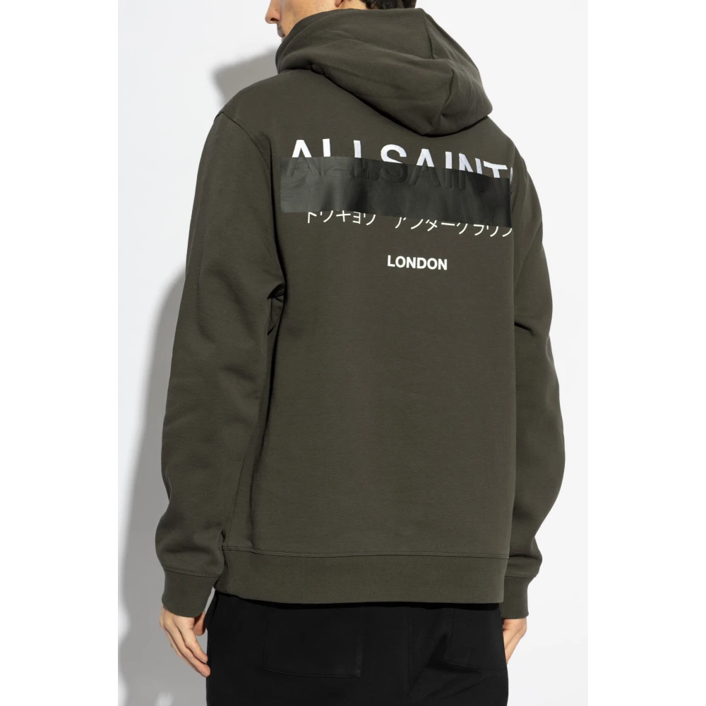AllSaints Redact Hoodie Black Heren