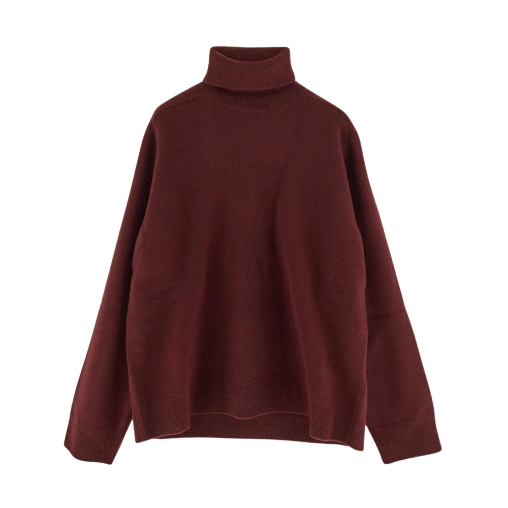 Maison Margiela Wollen Turtleneck Gebreid Red Heren