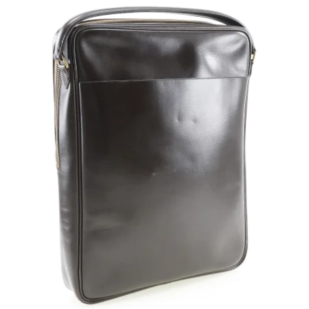 Hermès Vintage Pre-owned Leather clutches Brown Dames