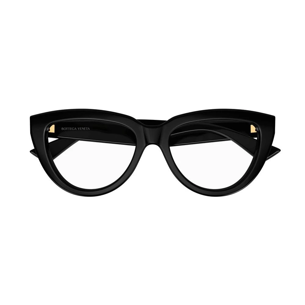 Bottega Veneta Matte Black Eyewear Frames Black Unisex