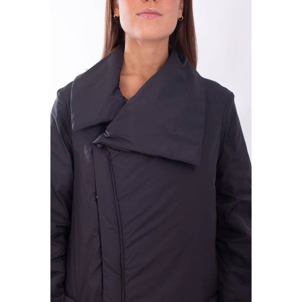 Y-3 Zwarte Gewatteerde Primaloft Jas Black Dames