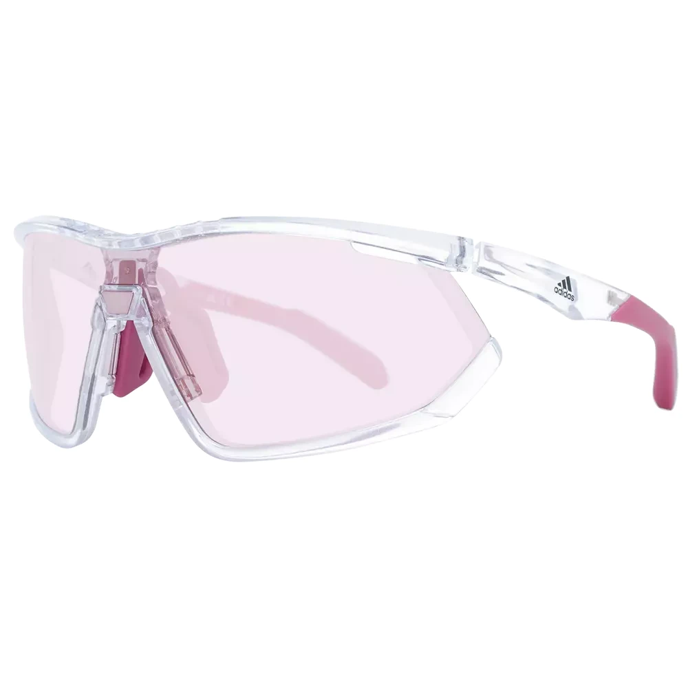 Hvide solbriller til kvinder med spejlede linser
