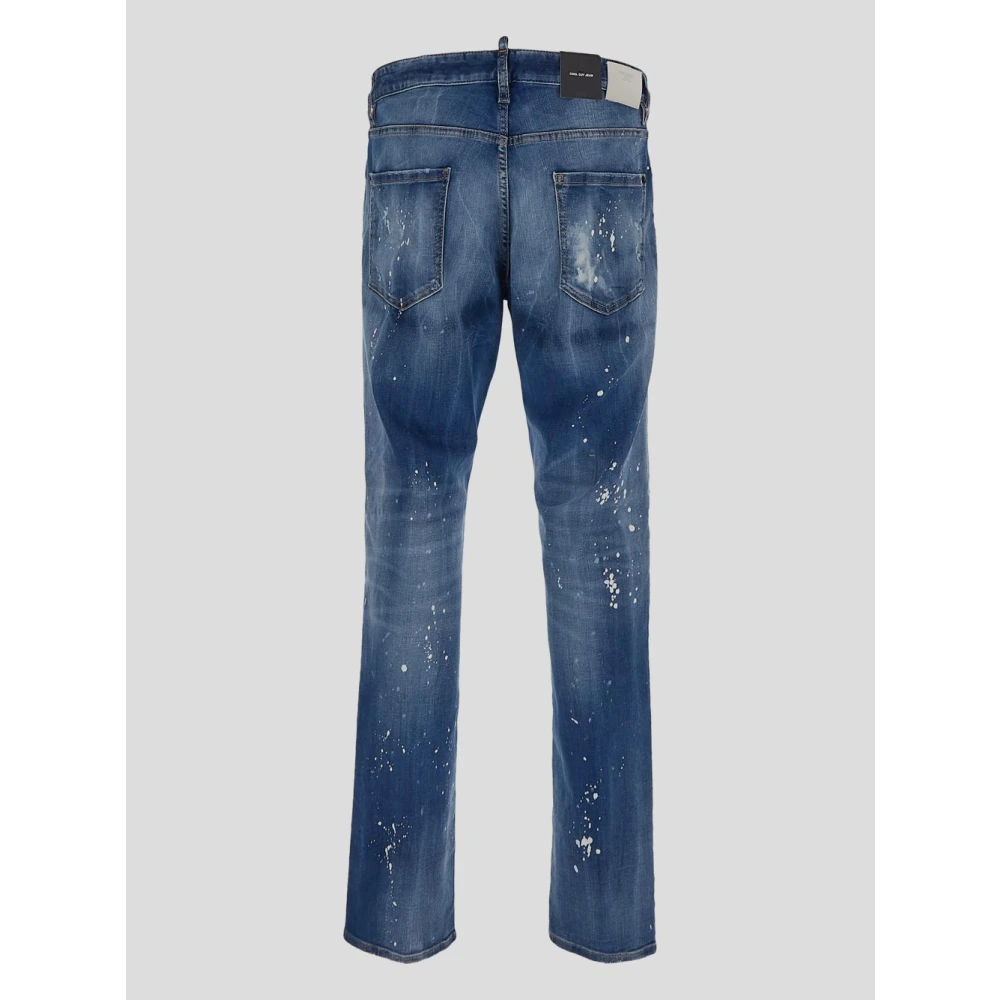 Dsquared2 Stijlvolle Katoenen Jeans Blue Heren