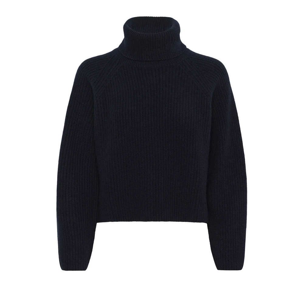Part Two Zachte Gebreide Trui Donkerblauw Blue Dames