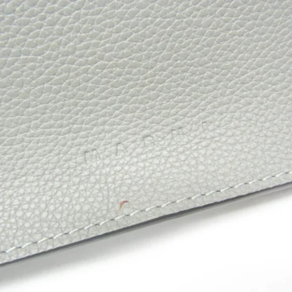 Marni Pre-owned Leather shoulder-bags Gray Dames