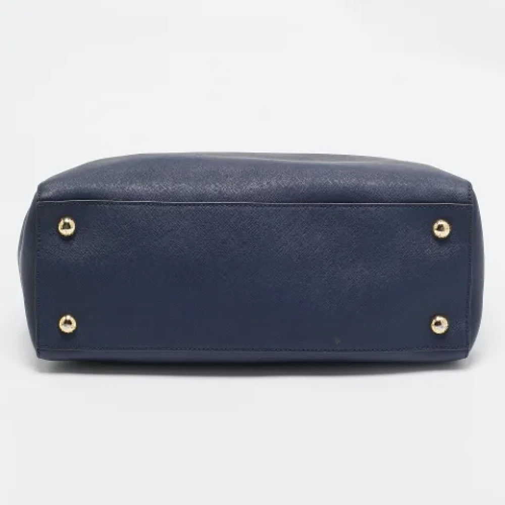 Michael Kors Pre-owned Leather totes Blue Dames