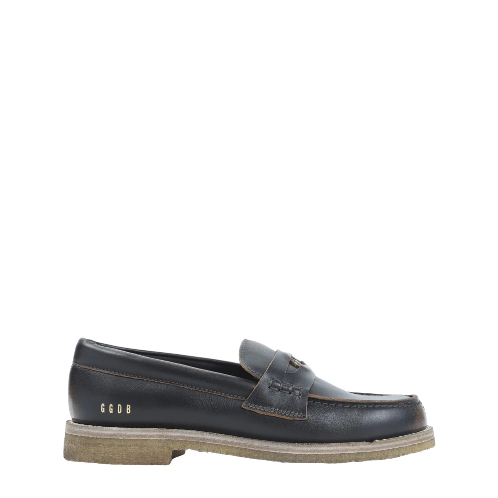 Golden Goose Vrouw Zwart Schoenen Dames, 37 Eu, Leer, Jarry Loafers