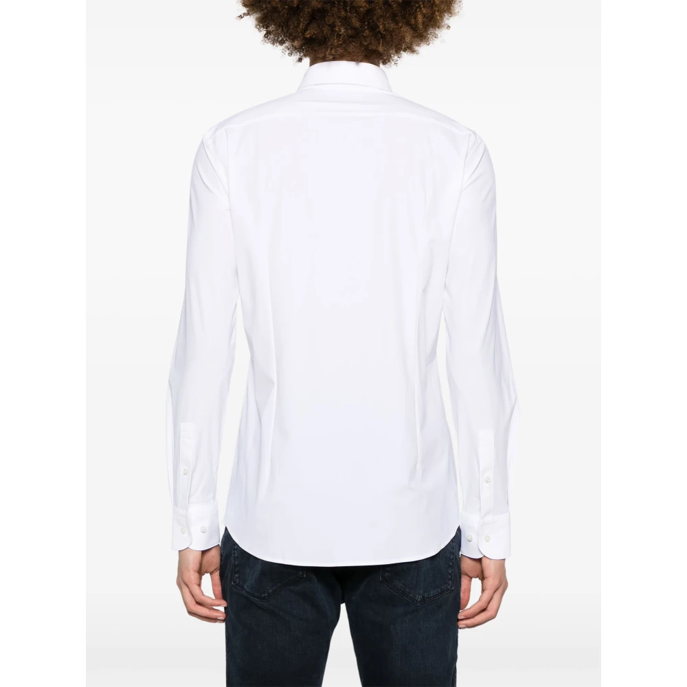 Hugo Boss Witte Overhemden Collectie White Heren