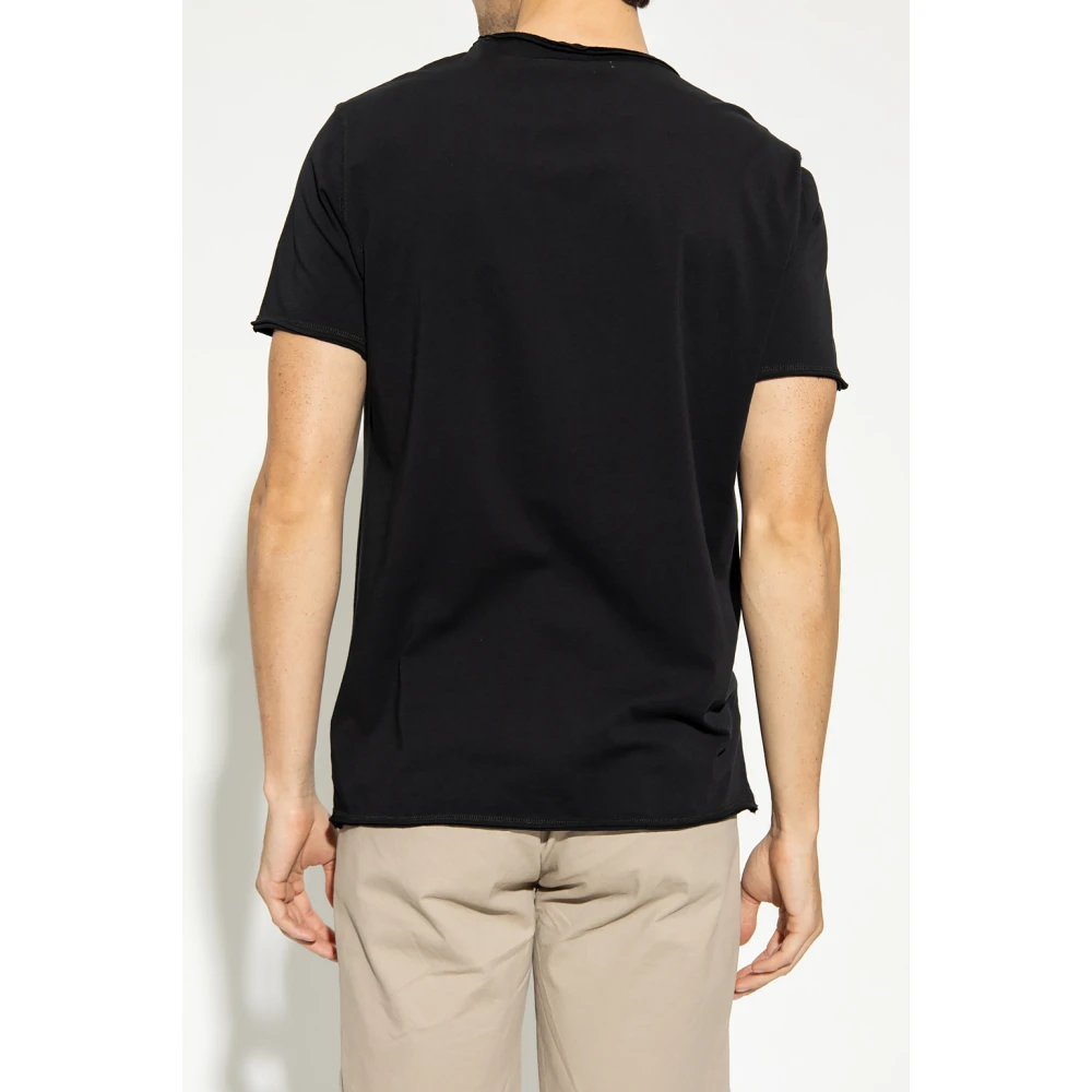 Zadig & Voltaire Monastir katoenen T-shirt Black Heren