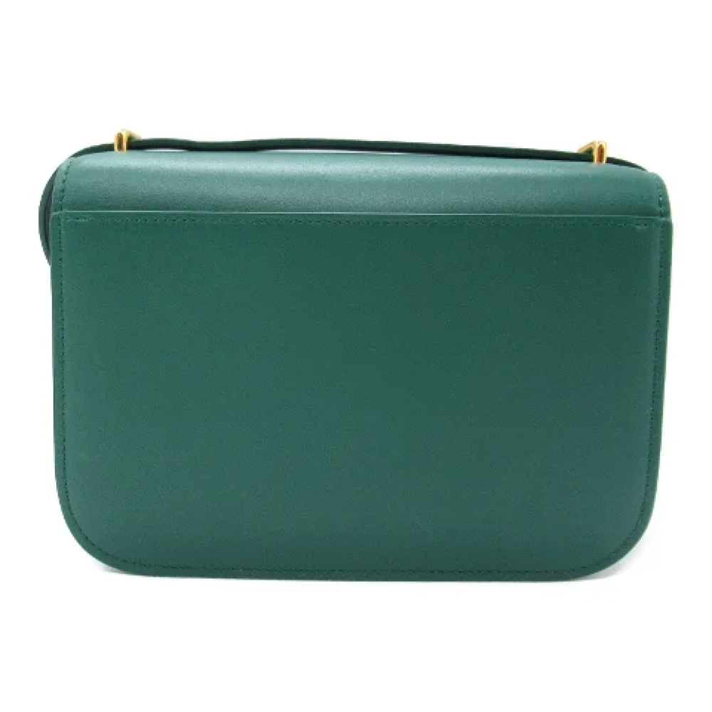 Loewe Pre-owned Leather crossbody-bags Green Dames