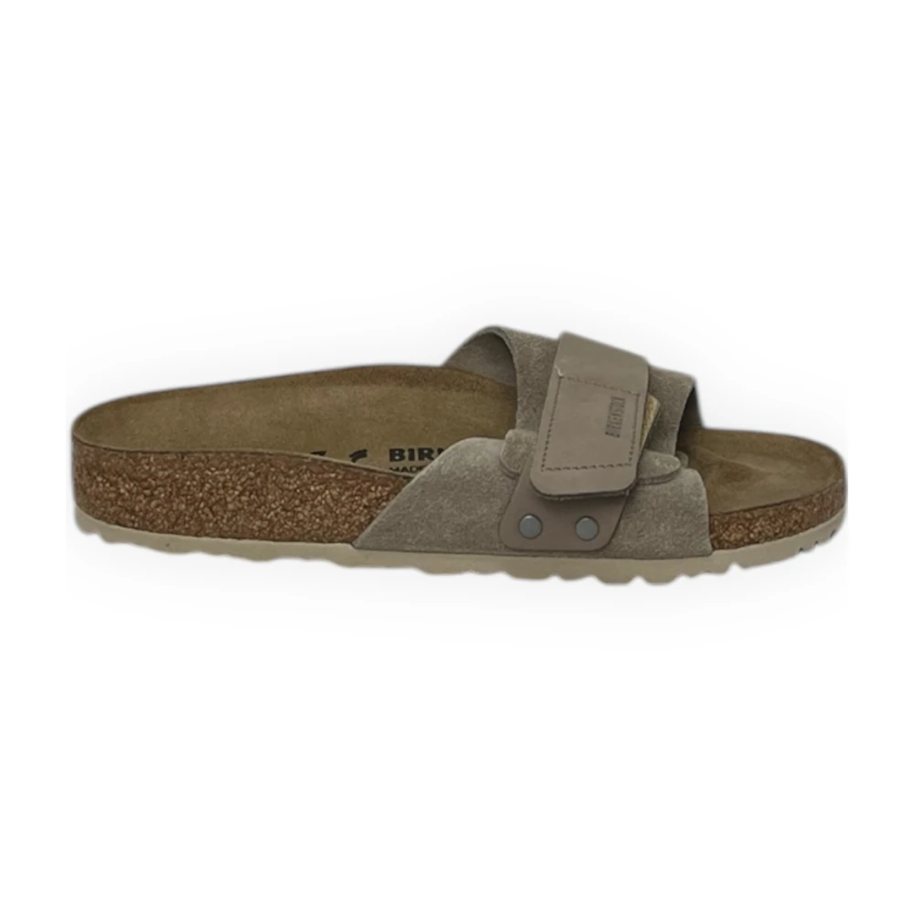 Birkenstock Women's Green Sliders, 6 Uk, Stylish Sandal For Summer Outings