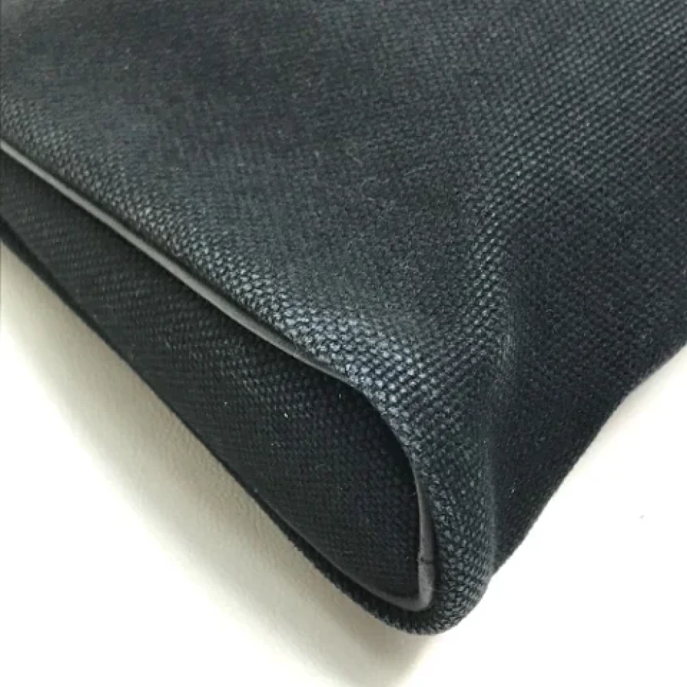Hermès Vintage Pre-owned Fabric handbags Black Dames