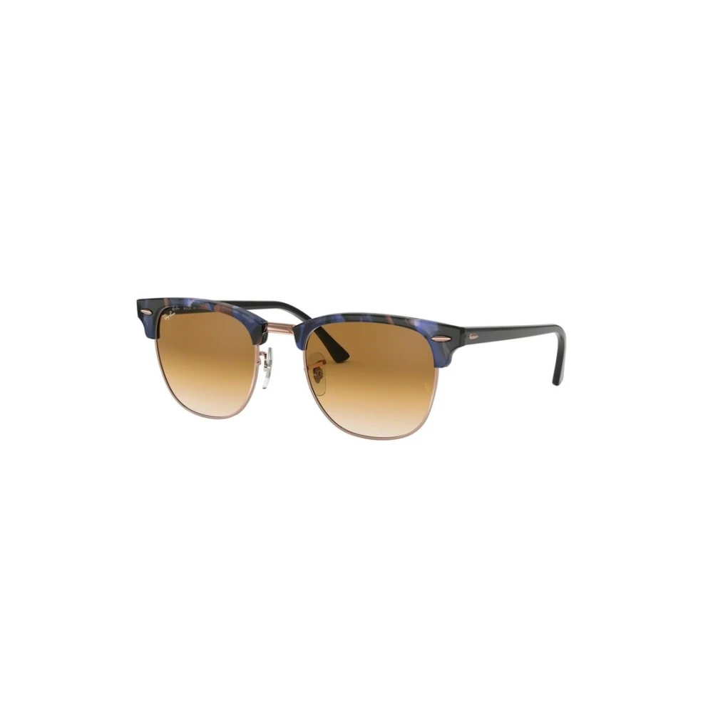 Ray-Ban Unisex Brown Sunglasses, 51 Mm, Classic Clubmaster Sunglasses