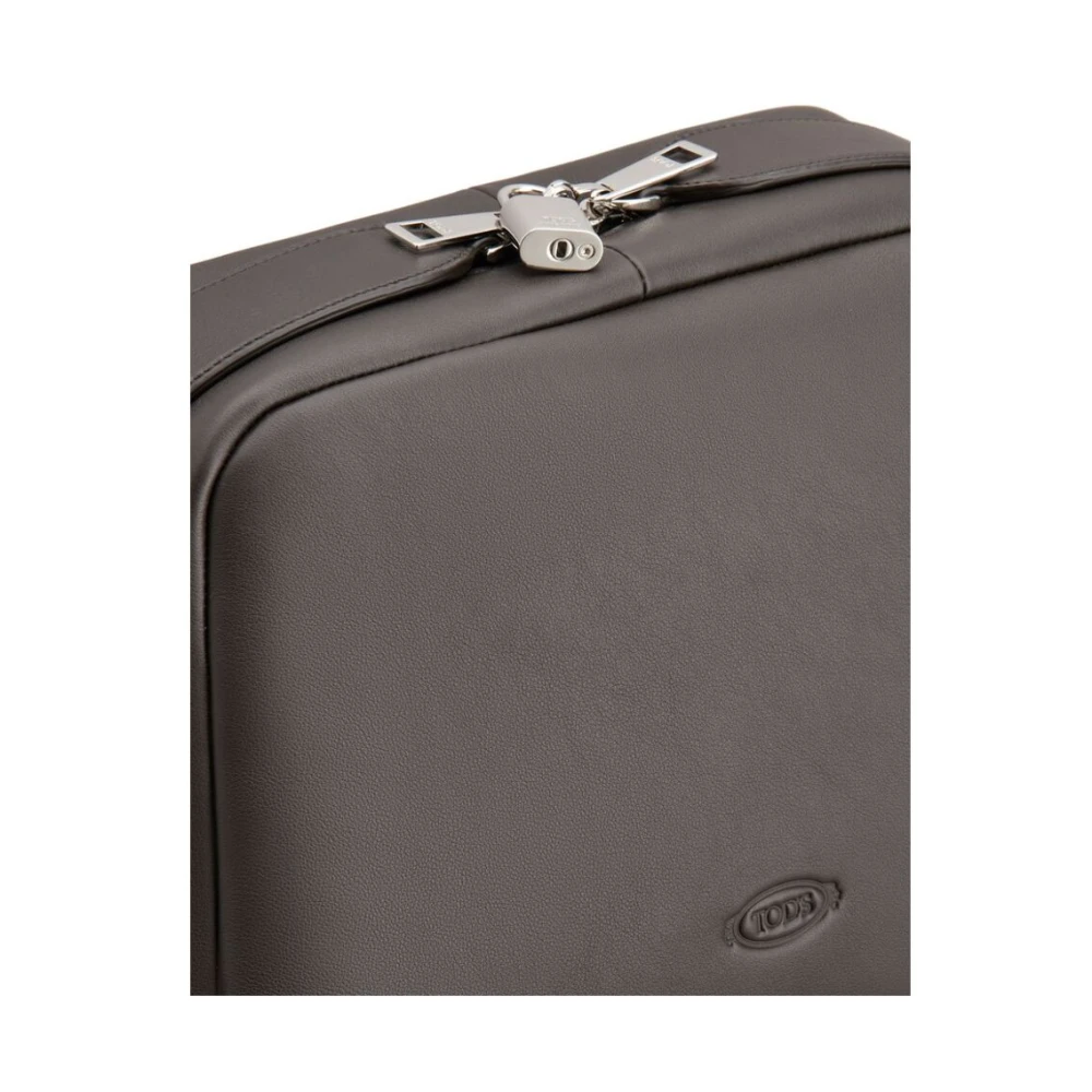 TOD'S Bruine leren polsbandtas Brown Dames