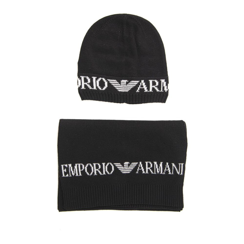 Set Sciarpa e Cappello Design Italiano Emporio Armani Uomo Miinto