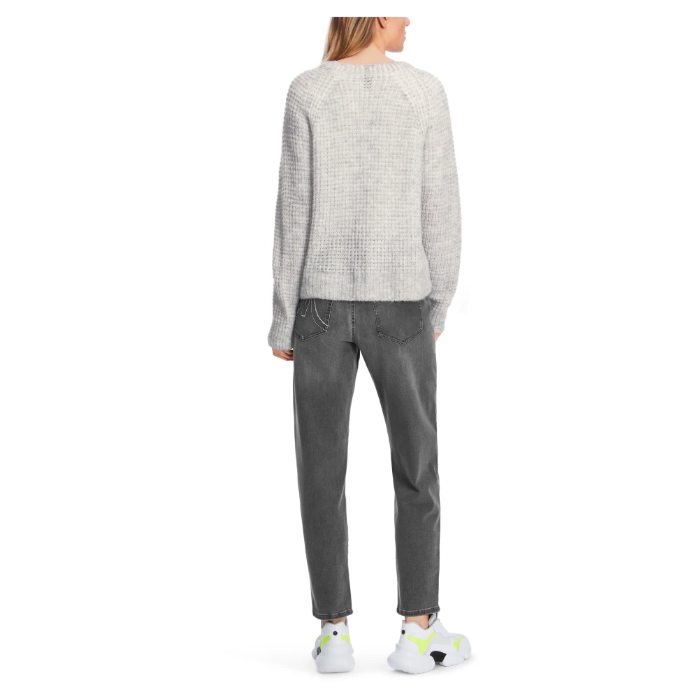 Marc Cain Alpaca Blend Raglan Cardigan Gray Dames