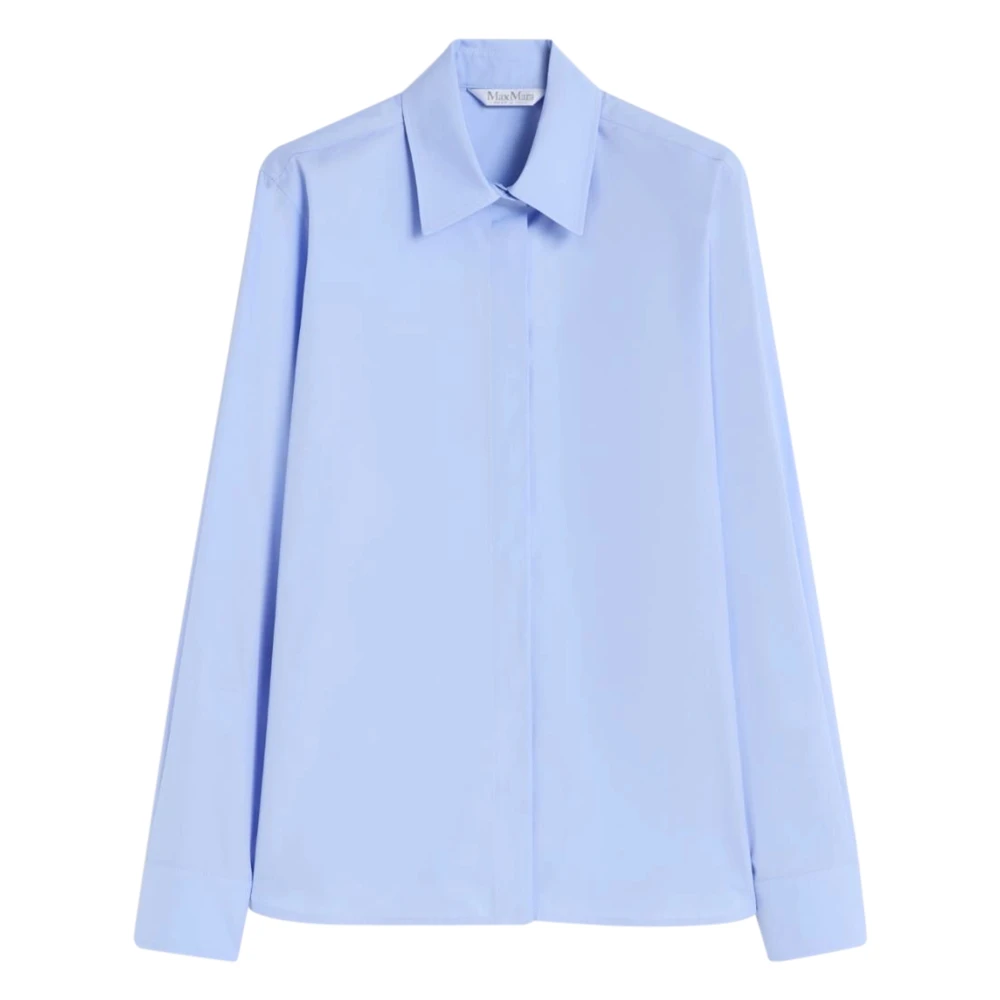 Max Mara Blue Mxm Maroso Shirt - Female - Shirts - L - Blouses & Shirts
