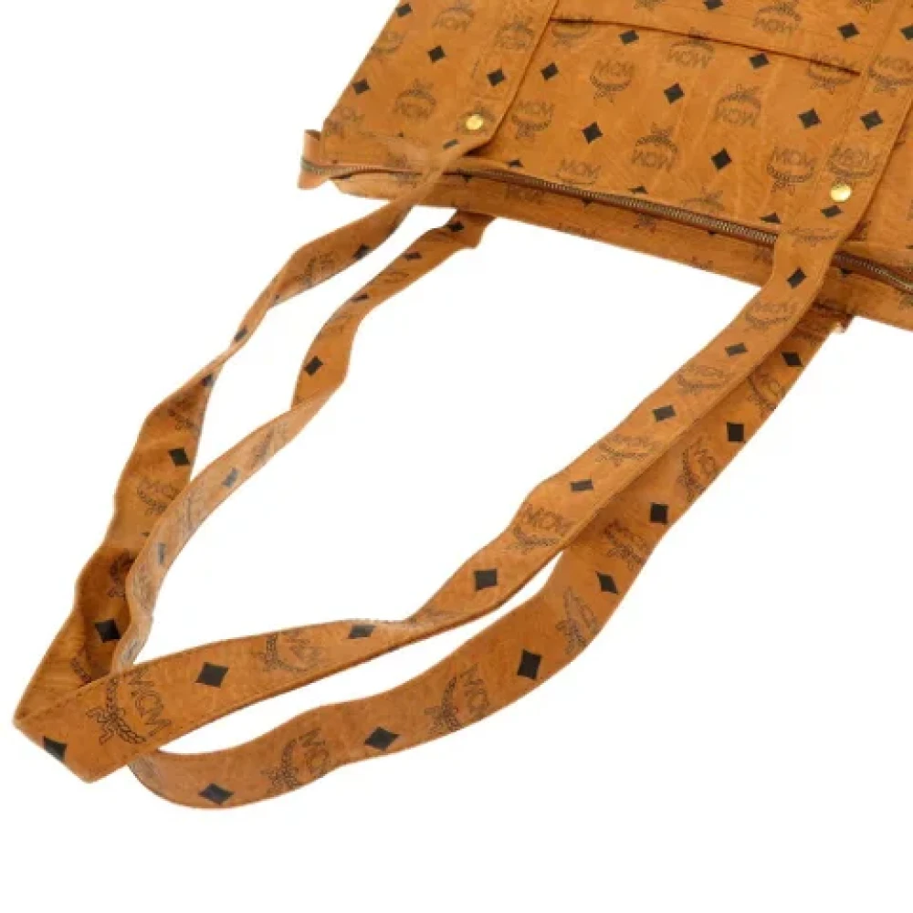 MCM Pre-owned Fabric totes Brown Dames