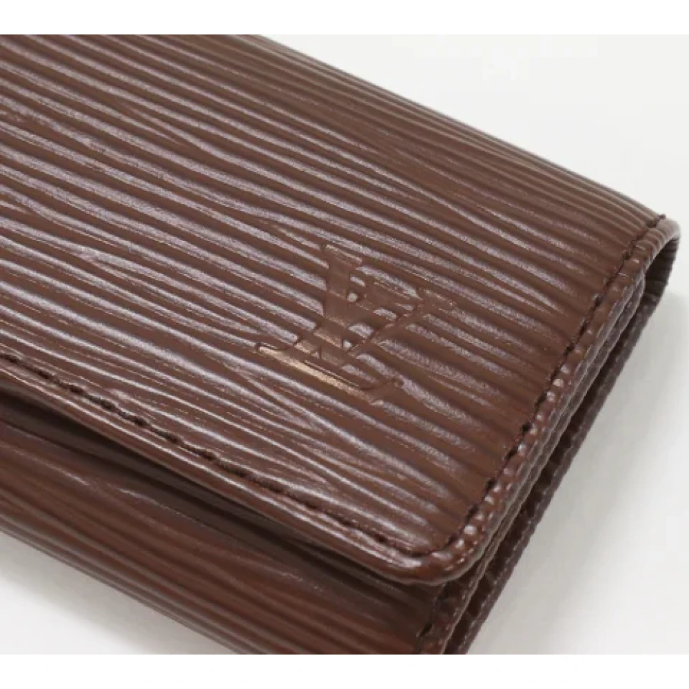 Louis Vuitton Vintage Pre-owned Leather key-holders Brown Dames