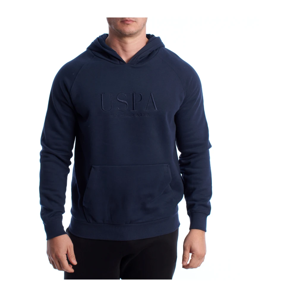 U.s. Polo Assn. Men's Blue Hooded Sweatshirt - Hoodies - S - Sweatshirts & Hoodies