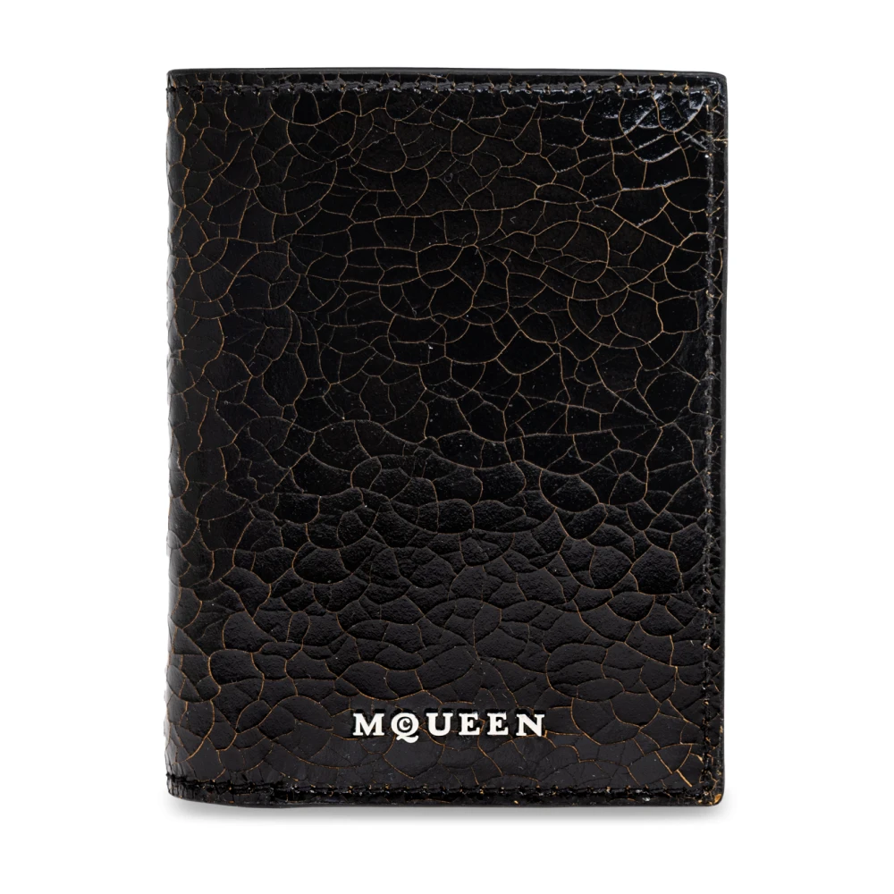 Alexander mcqueen Leren kaarthouder Black Heren