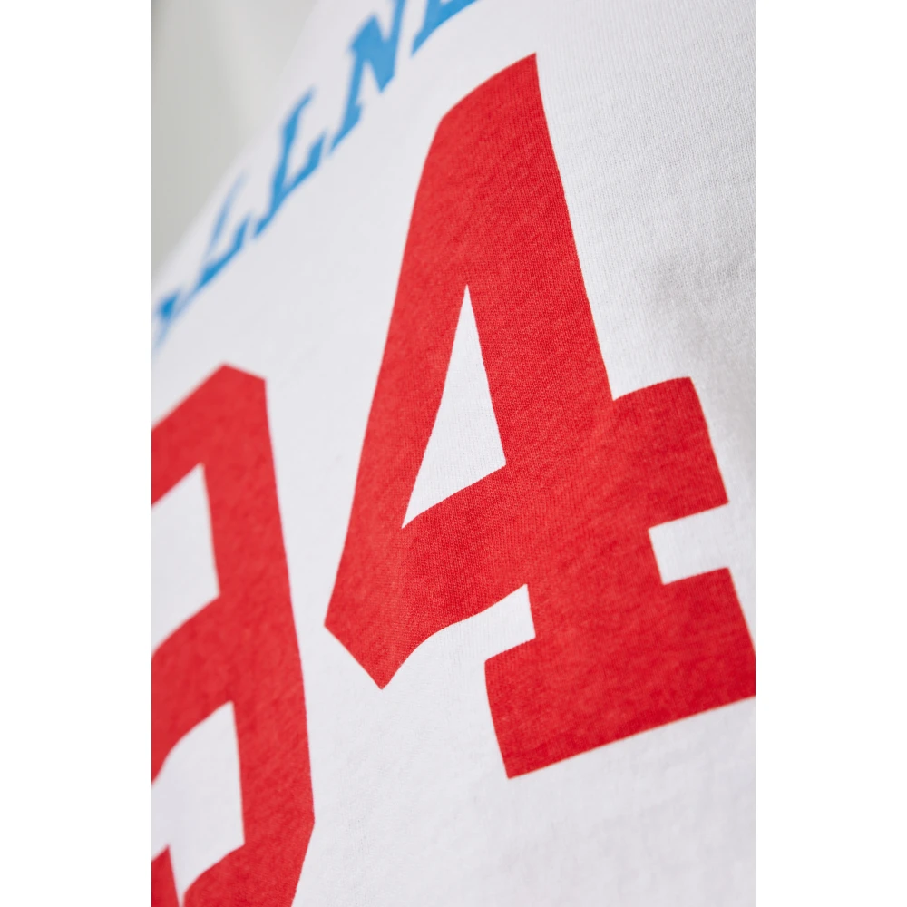 Sporty & Rich Katoenen T-shirt White Unisex