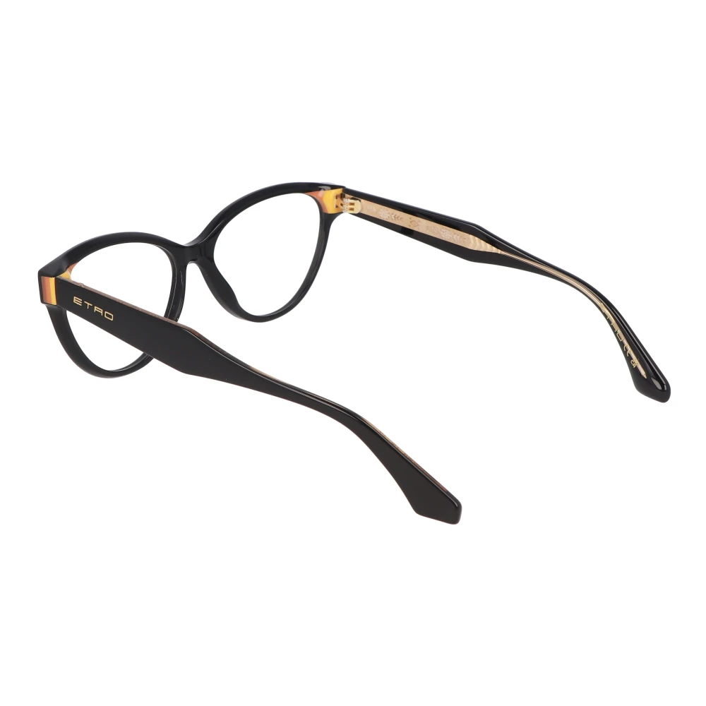 ETRO Cat Eye Acetaat Frame Bril Black Unisex