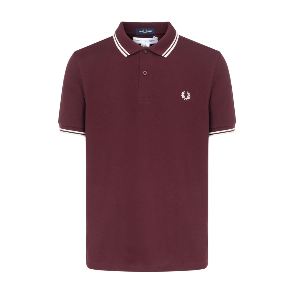 Comme des Garçons Bordeauxrode Gebreide T-shirt voor Mannen Red Heren