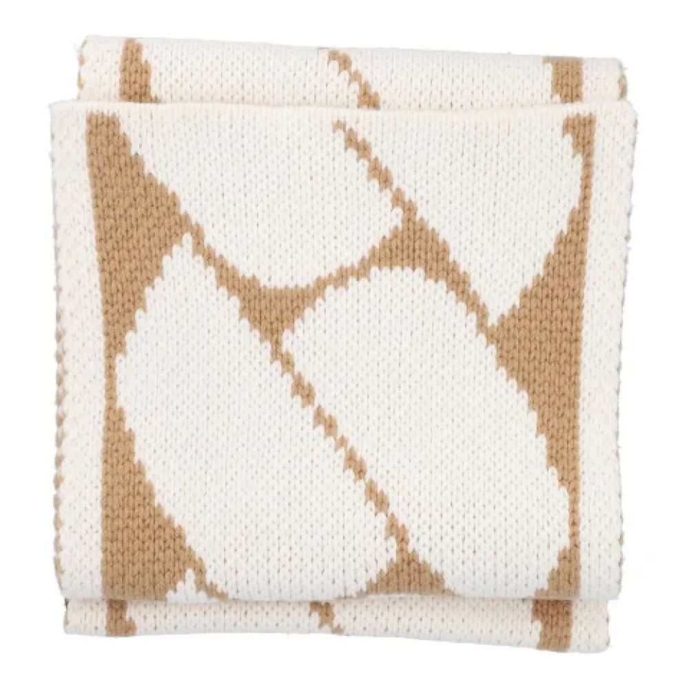 Hermès Vintage Pre-owned Cashmere scarves Beige Dames