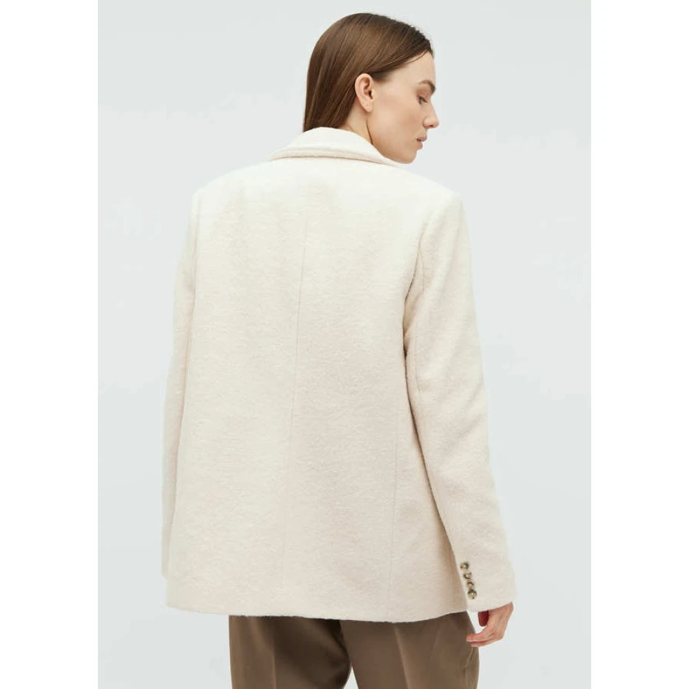MbyM Beige wollen blazer Ballard Beige Dames