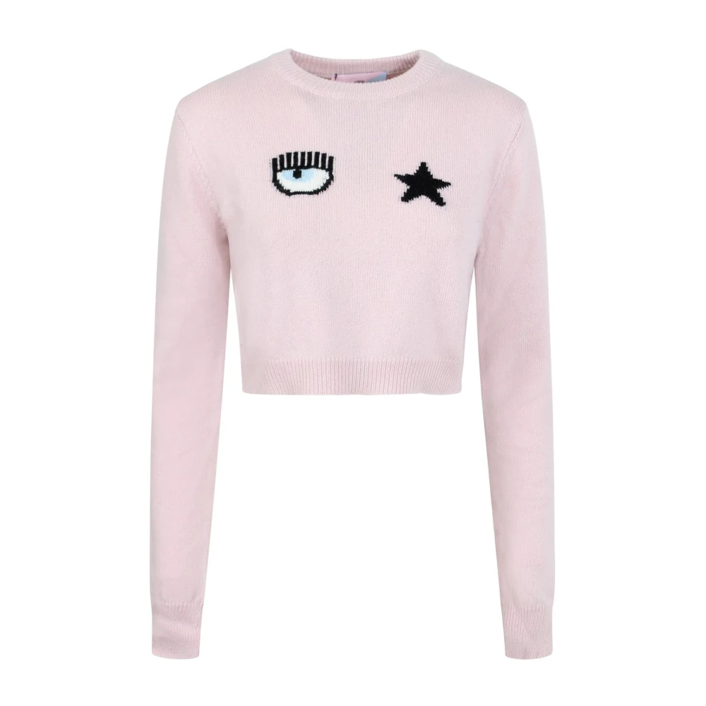 Chiara Ferragni Collection Ronde Hals T-shirt Pink Dames