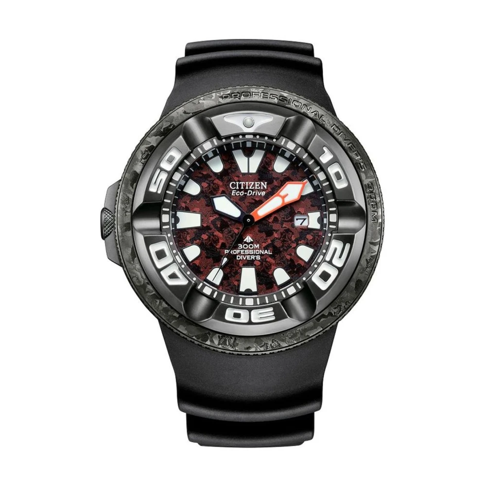 Citizen Men's Black Rubber Sport Watch With Chronograph And Date Function