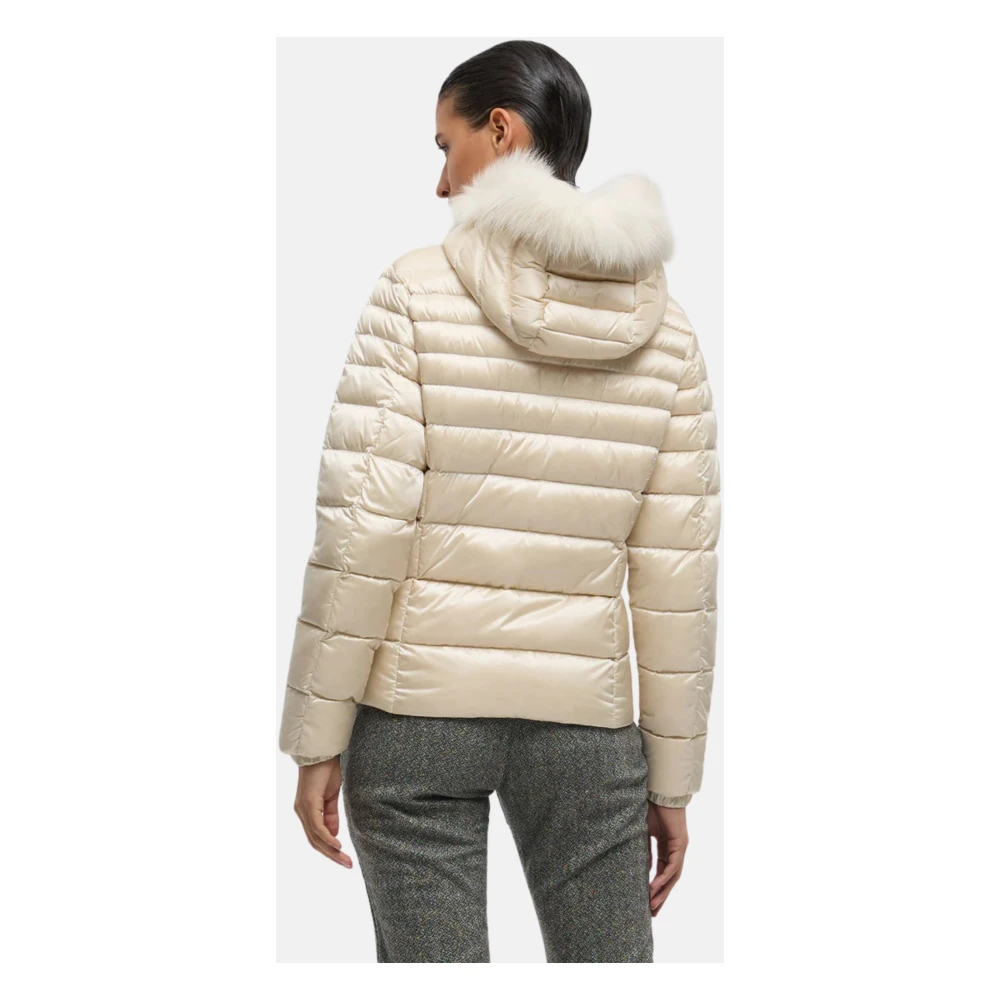 RefrigiWear Stijlvolle Winterjas Beige Dames