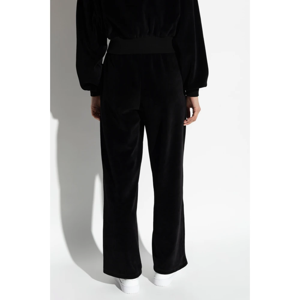 AllSaints Velours joggingbroek Vin Black Dames