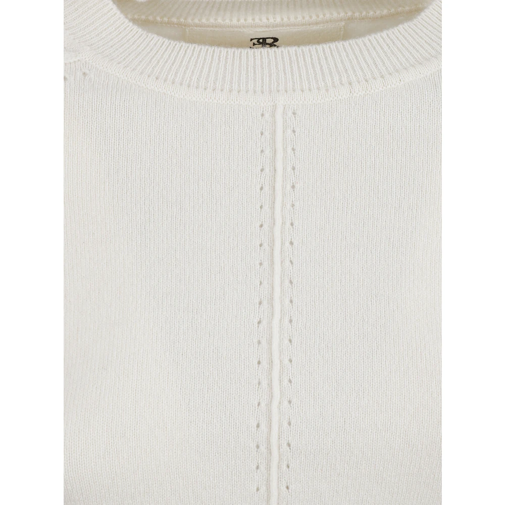 Ermanno Scervino Korte Mouw Tops Collectie White Dames