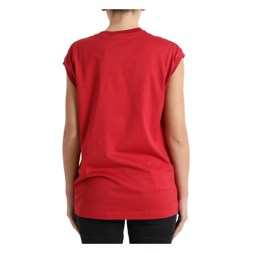 Dolce & Gabbana T-Shirts Red Dames