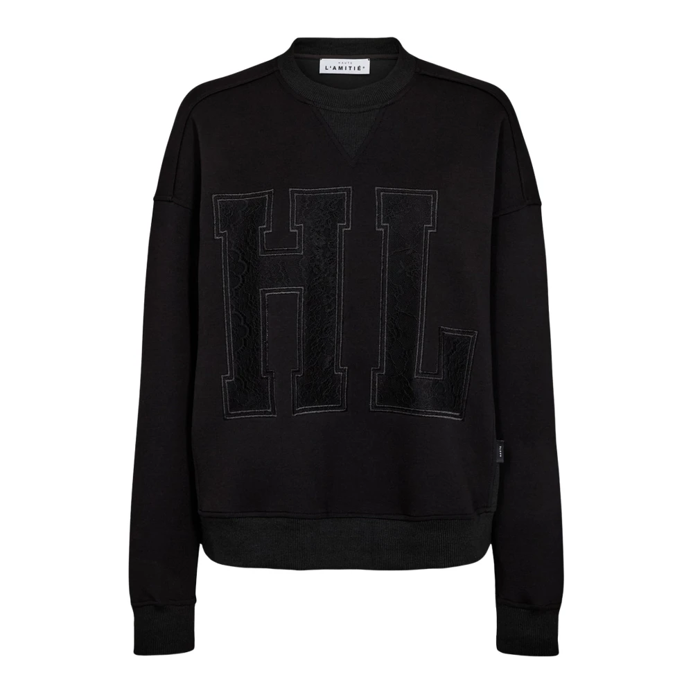 Haute L'amitié Women's Black Sweatshirts, Xs, Sweatshirts