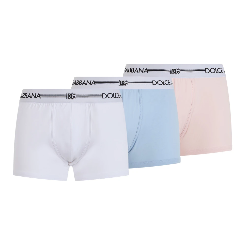 Dolce & Gabbana , Underpants, Male, Multicolor, L, 3-Pack Regular Boxer