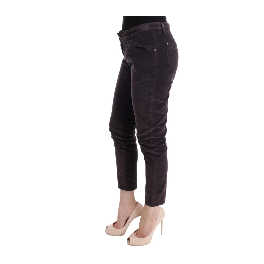 Ermanno Scervino Cropped Trousers Brown Dames