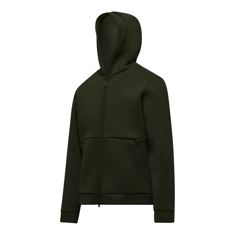 BomBoogie Jas met capuchon en kangoeroezakken Green Heren