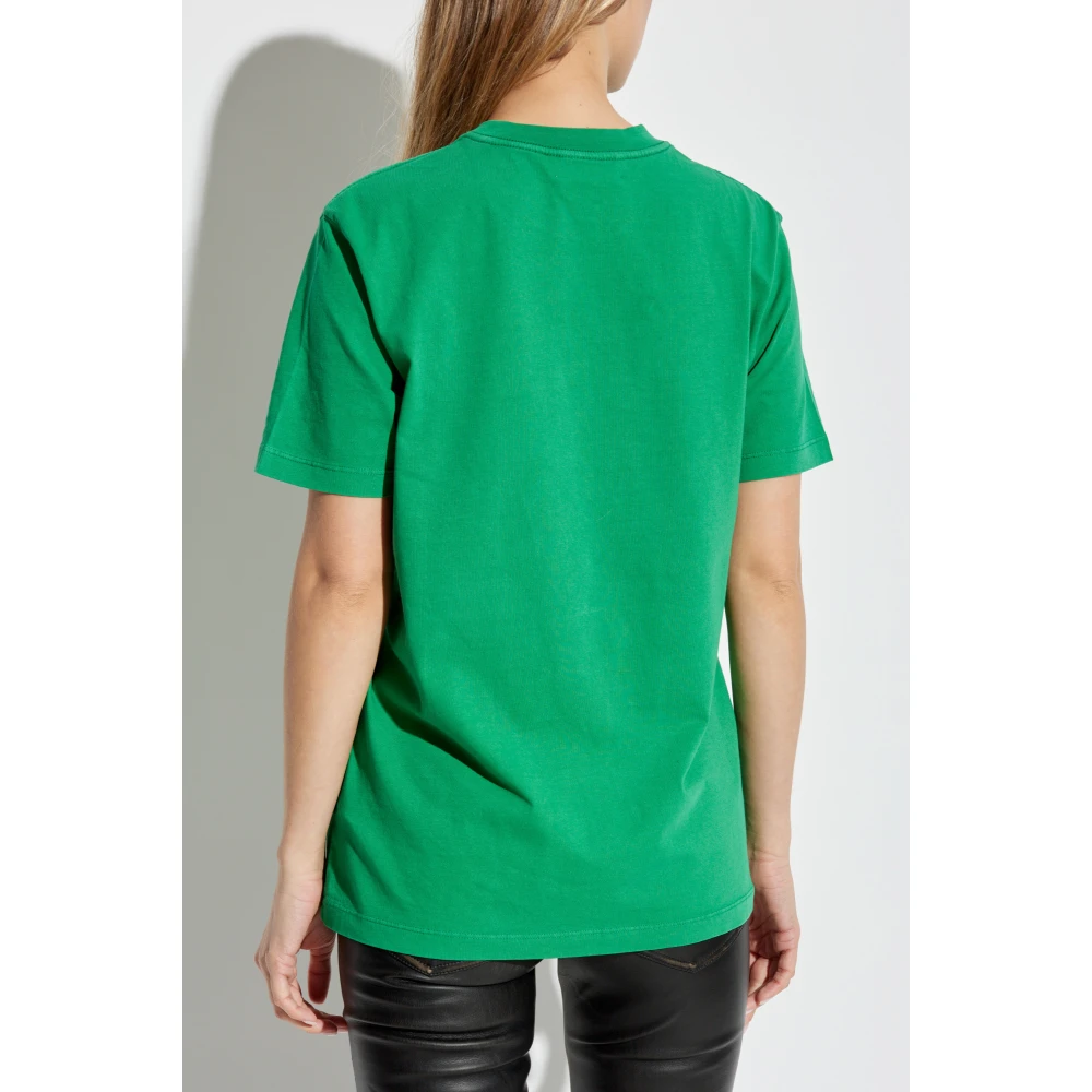 Zadig & Voltaire T-shirt met Edwin-print Green Dames