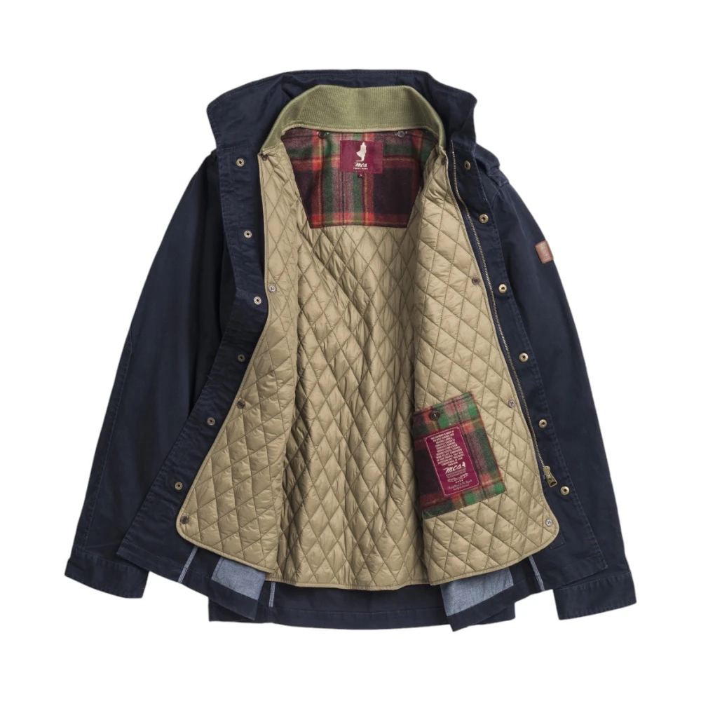 MCS Zwaar Katoenen Field Jacket Blauw Marine Green Heren