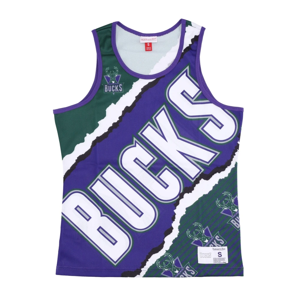 Mitchell & Ness Milwaukee Bucks Basketball Tank Top Multicolor Heren